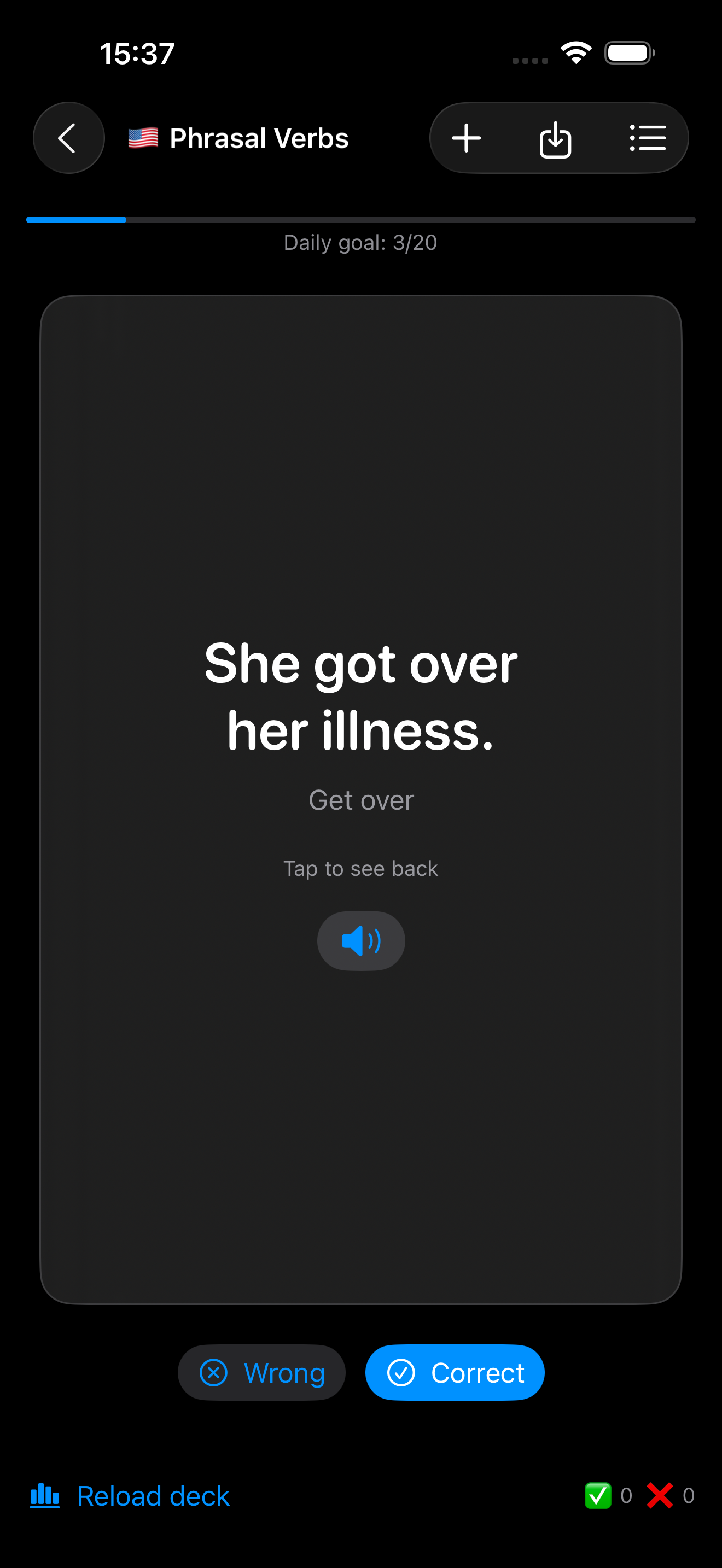 Tela de criação de cards com imagem